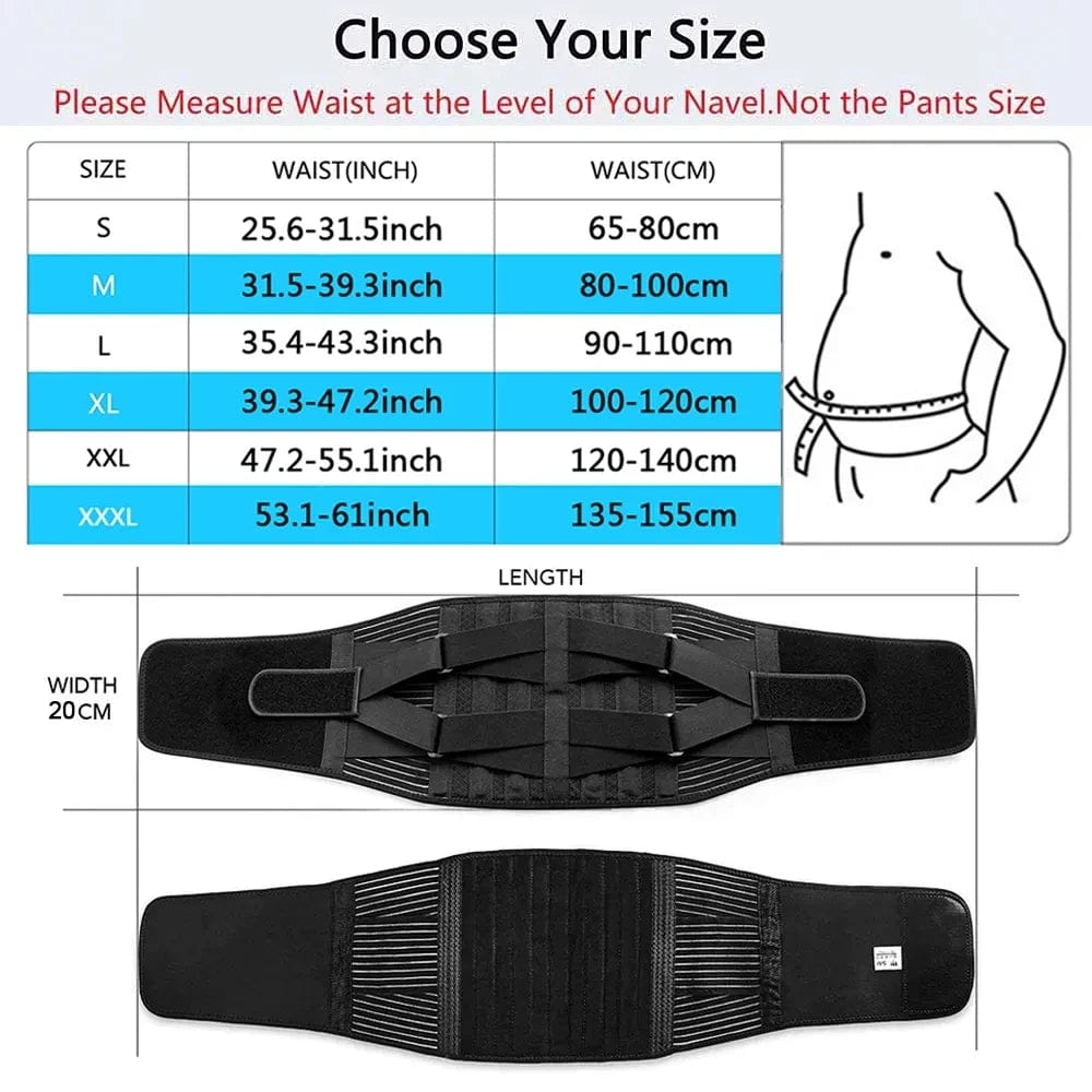 SupportMax™ Ceinture de Soutien Lombaire pour le bas du dos