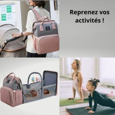 BabyBag™ Sac à langer avec lit pliable - Dynamishop