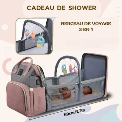 BabyBag™ Sac à langer avec lit pliable - Dynamishop