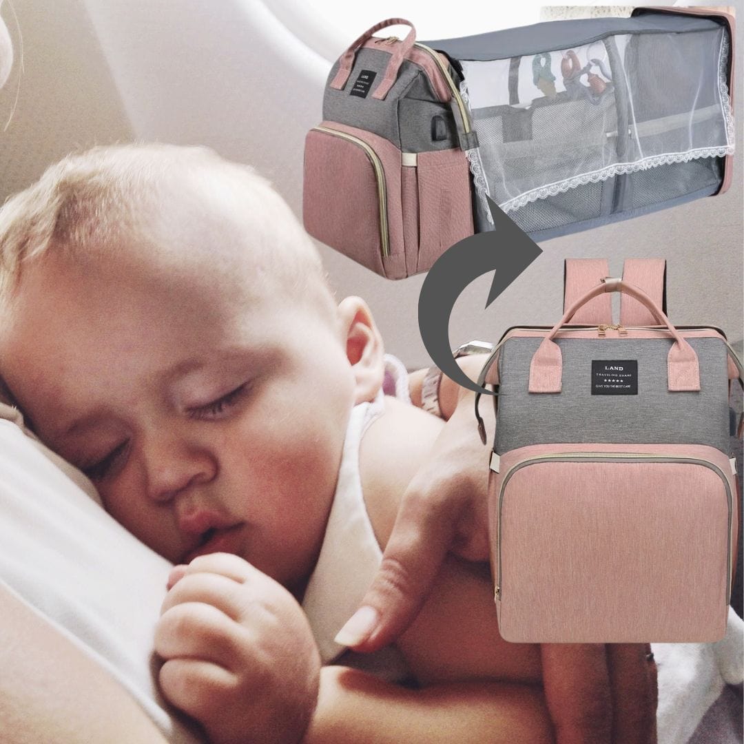 BabyBag™ Sac à langer avec lit pliable - Dynamishop